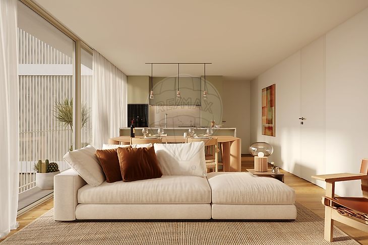 Apartamento T2 em Matosinhos com 1 lugar de garagem